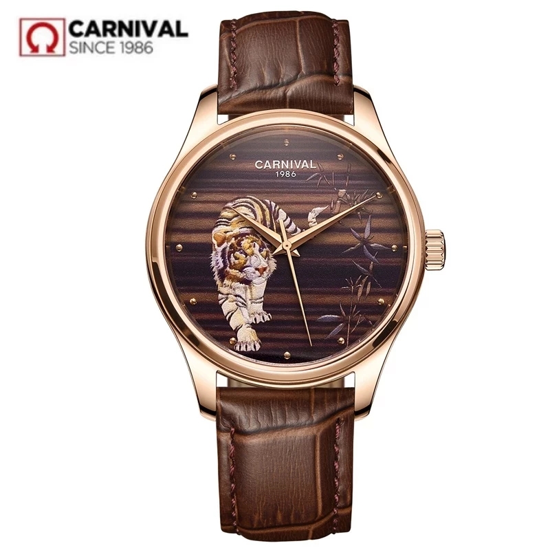 Zodiac Luxury Watch - CARNIVAL Zodiac Tiger Series Luxury MIYOTA