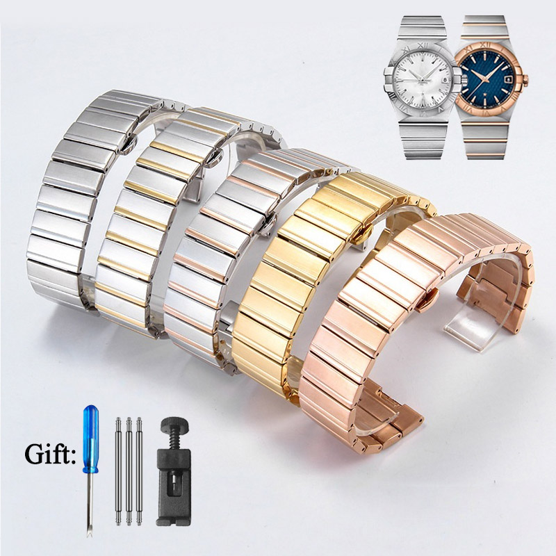 Omega Watch Constellation - Stainless Steel watch Strap For Omega