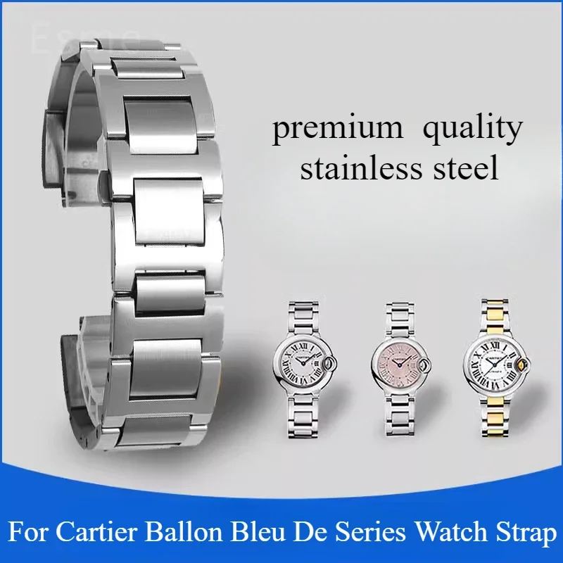 Luxury Watch Engraving - Watchband for Cartier Ballon Bleu De