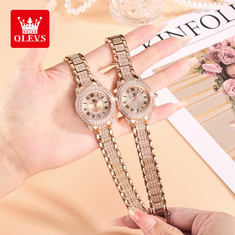OLEVS Luxury Fashion ladies' w - Luxury Watch Dial ulasan dan harga