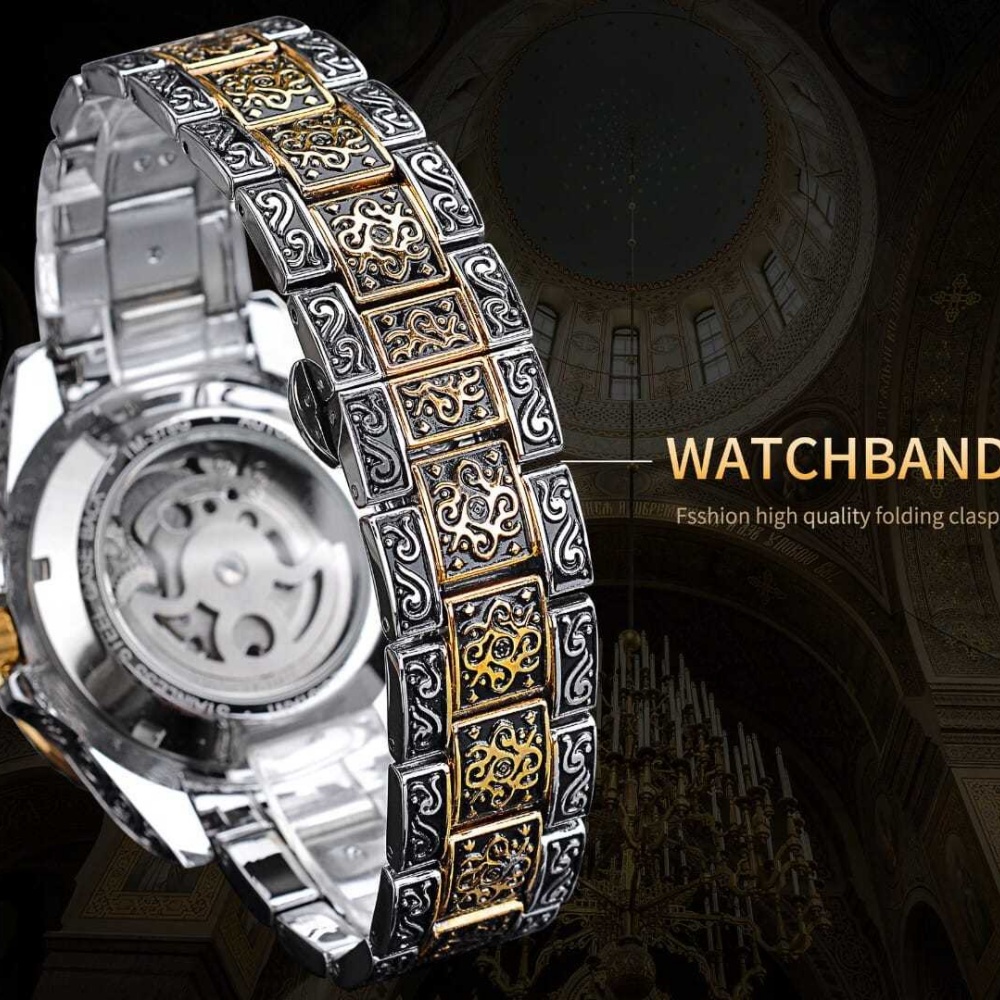High-End Retro Men's Fully Aut - Luxury Watch Engraving ulasan dan harga