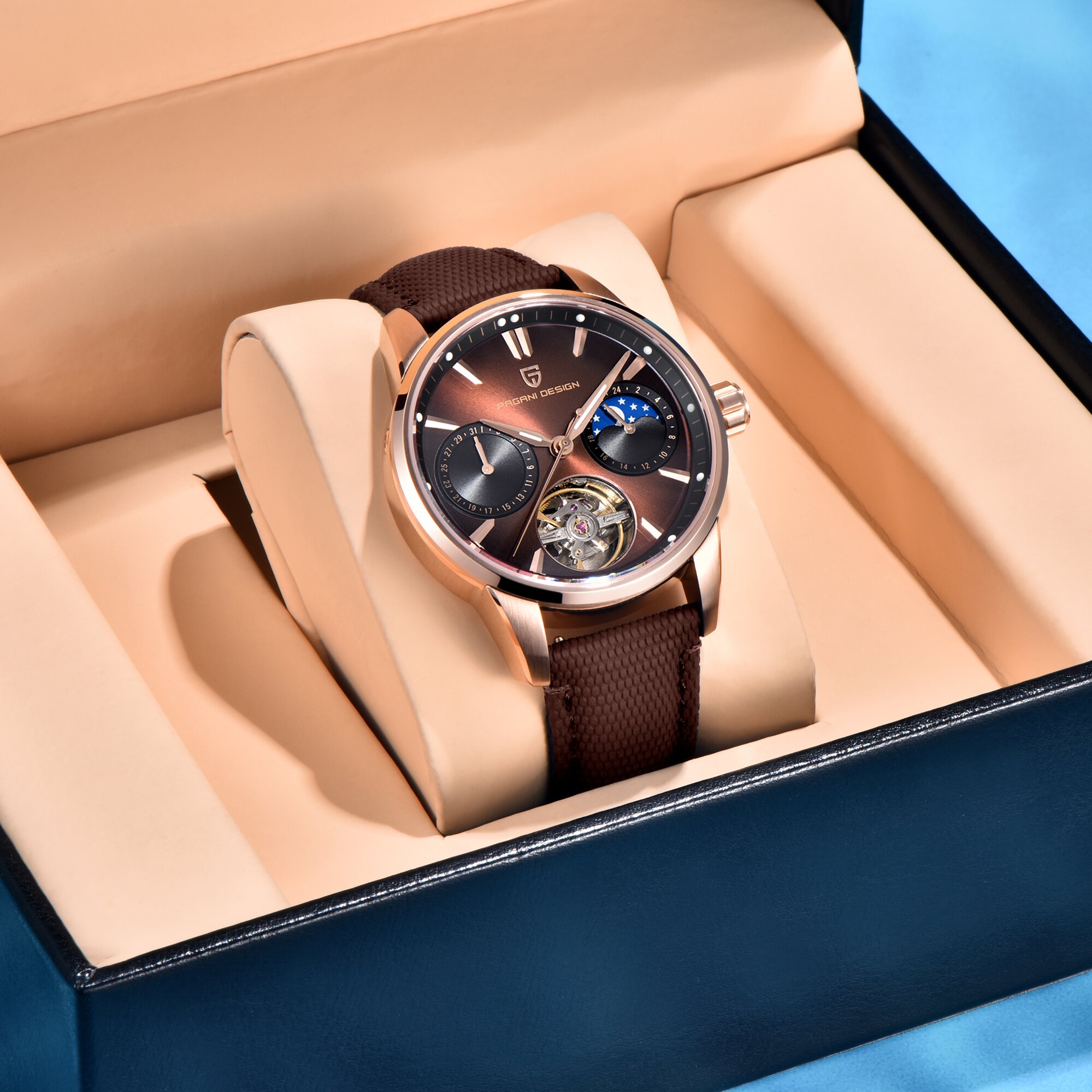 PAGANI DESIGN Limited Edition  - Moonphase Complication Watch ulasan dan harga