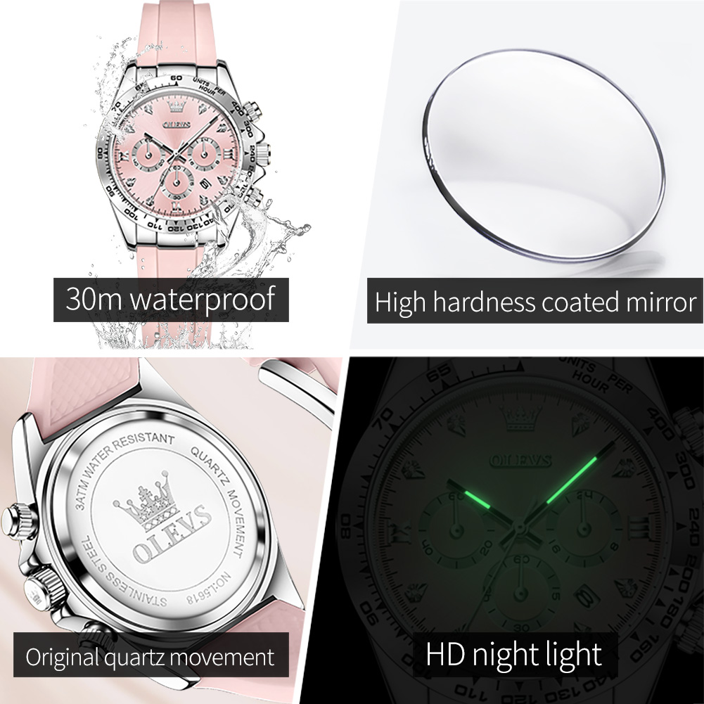OLEVS 5618 Women Watch HD Mult - Luxury Watch Hd ulasan dan harga