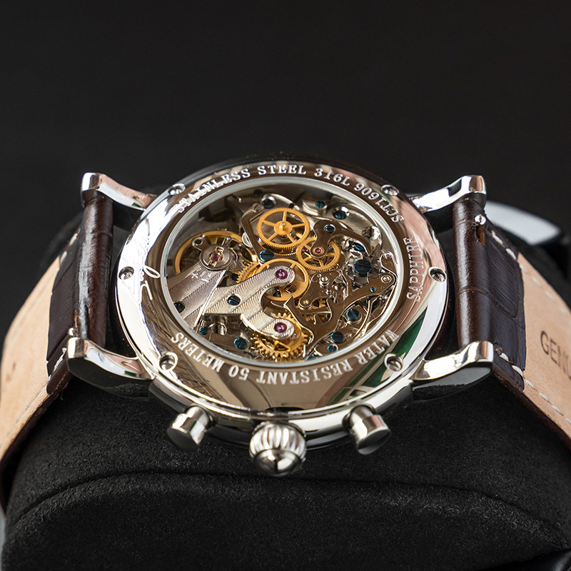 Sugess Mechanical Men Watch Or - Moonphase Complication Watch ulasan dan harga