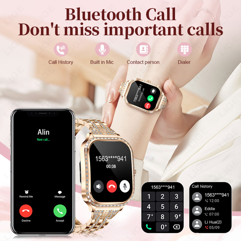 New Luxury Smart Watch Ladies  - Luxury Watch Hd ulasan dan harga