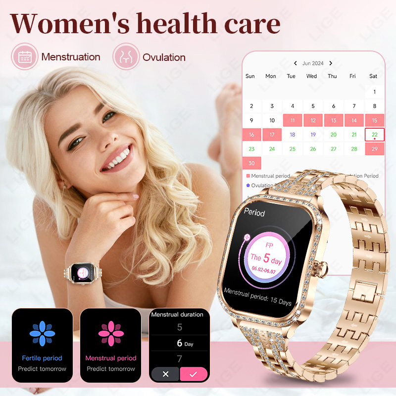 New Luxury Smart Watch Ladies  - Luxury Watch Hd ulasan dan harga