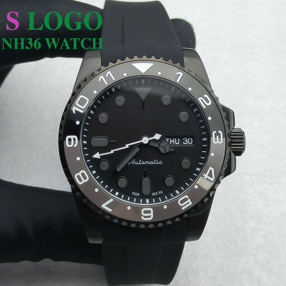 40MM NH36 Watch Black Men's St - Sapphire Crystal Display ulasan dan harga