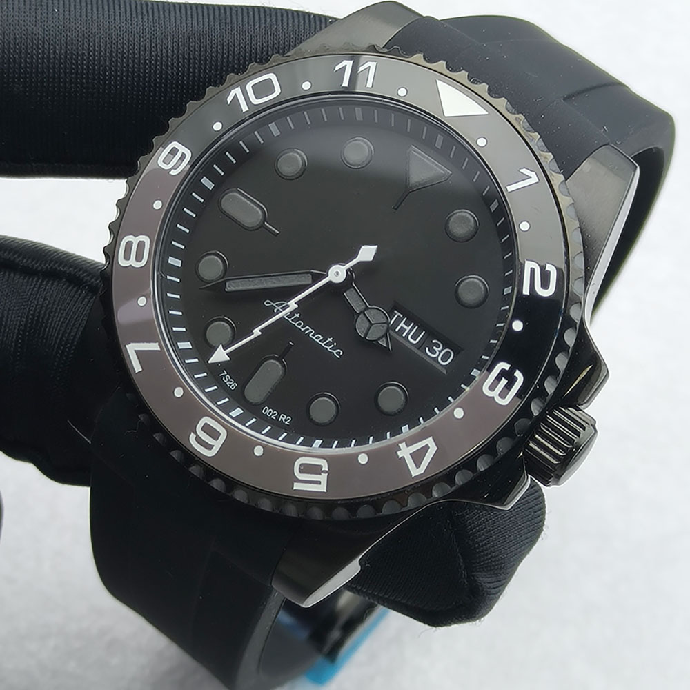 40MM NH36 Watch Black Men's St - Sapphire Crystal Display ulasan dan harga