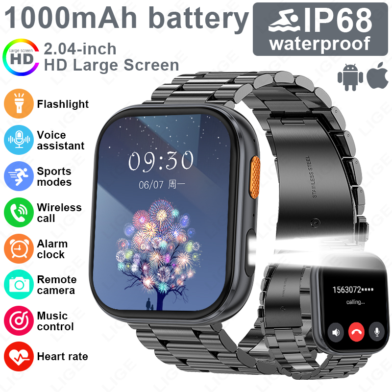 LIGE New Military Outdoor 1000 - Luxury Watch Hd ulasan dan harga