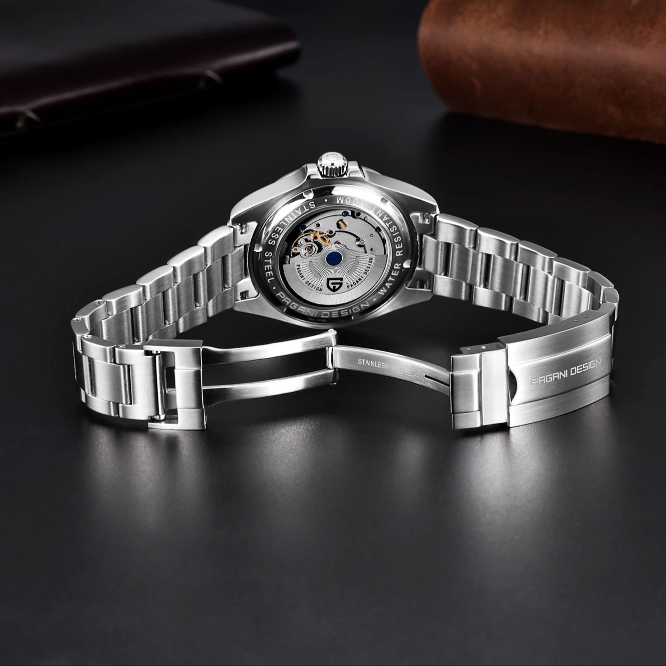 PD1762 PAGANI DESIGN Men's Aut - Gmt Dual Timezone Watch ulasan dan harga