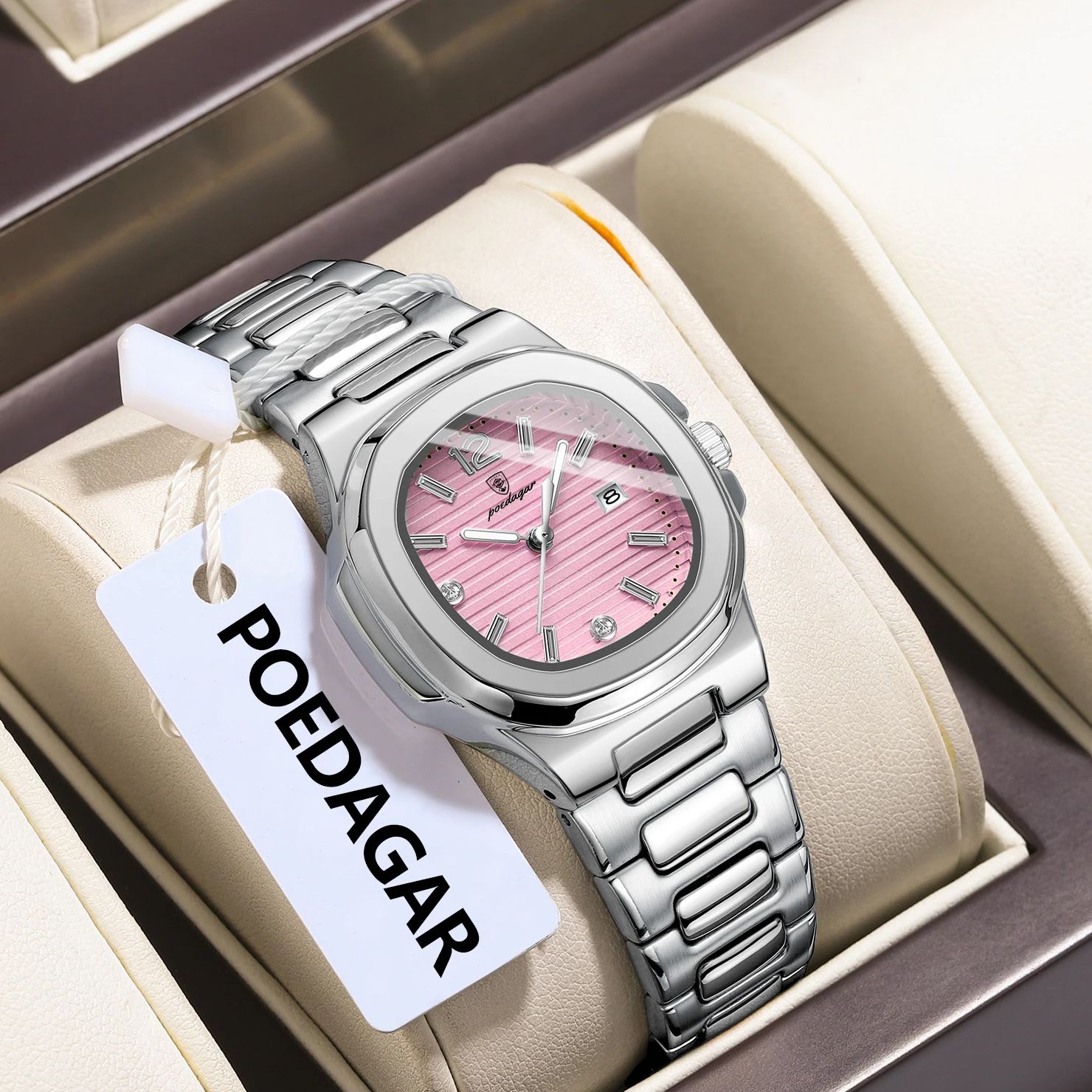 POEDAGAR Square Fashion Woman  - Luxury Watch Lady ulasan dan harga