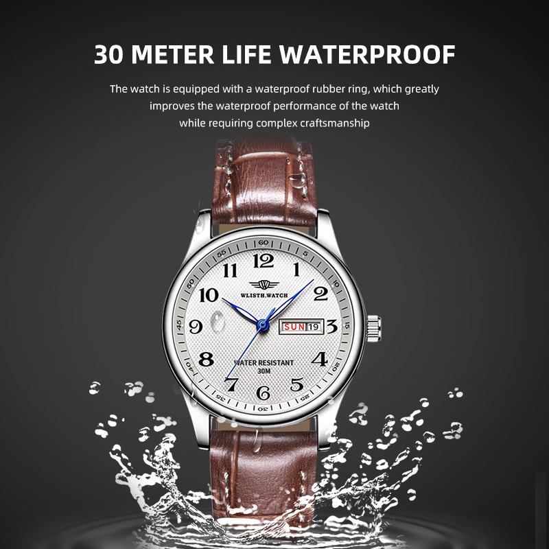 WLISTH Luxury Brand Men's Watc - Luxury Watch With Arabic Numerals ulasan dan harga