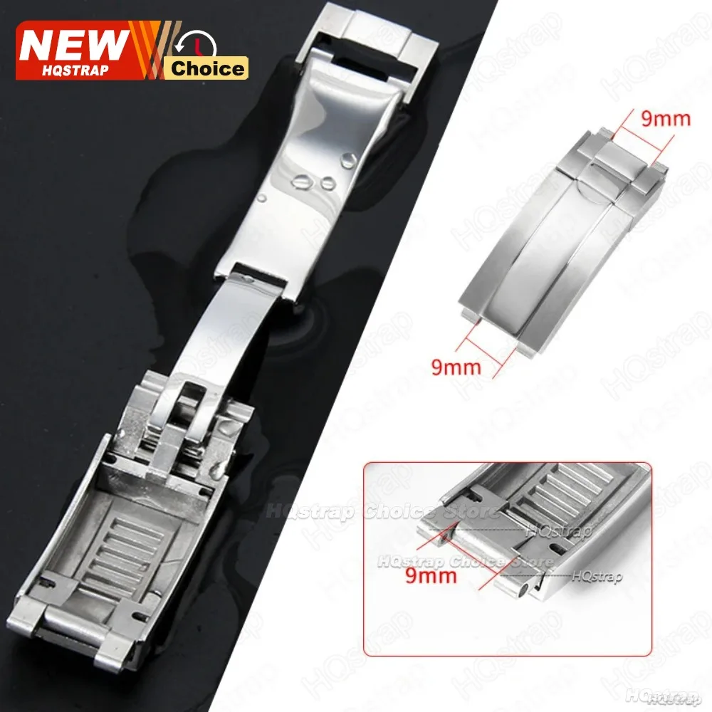9mmx9mm Folding Buckle for Rol - Luxury Watch Leather ulasan dan harga