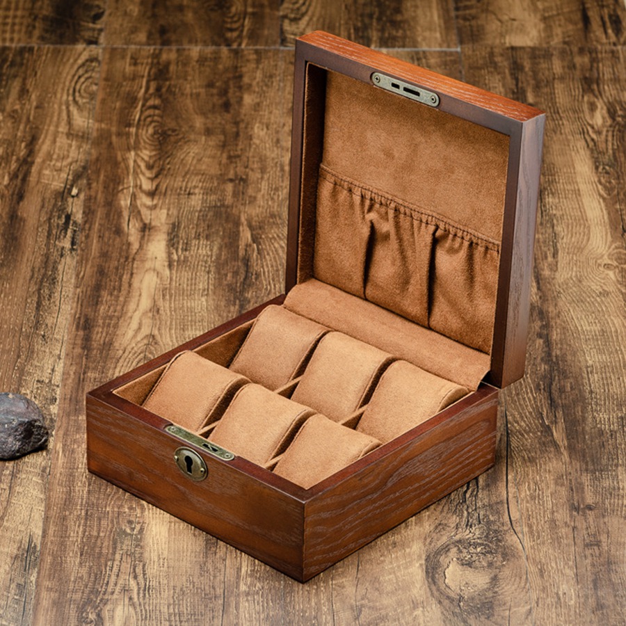 CLCUV Luxury Wooden Watch Box  - Luxury Watch Stand ulasan dan harga