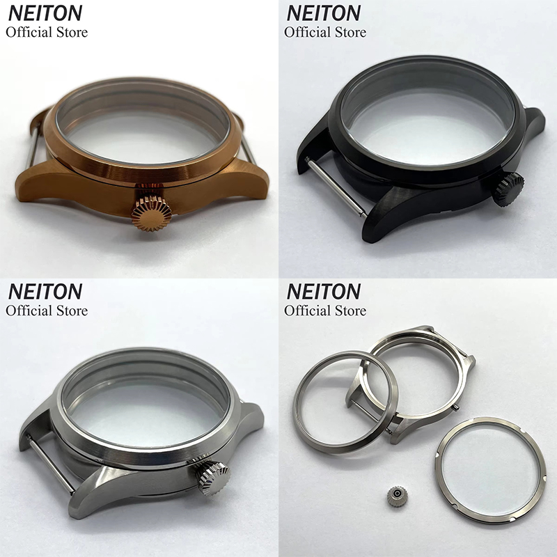 NEITON 42mm Manual Watch Case  - Sapphire Crystal Display ulasan dan harga
