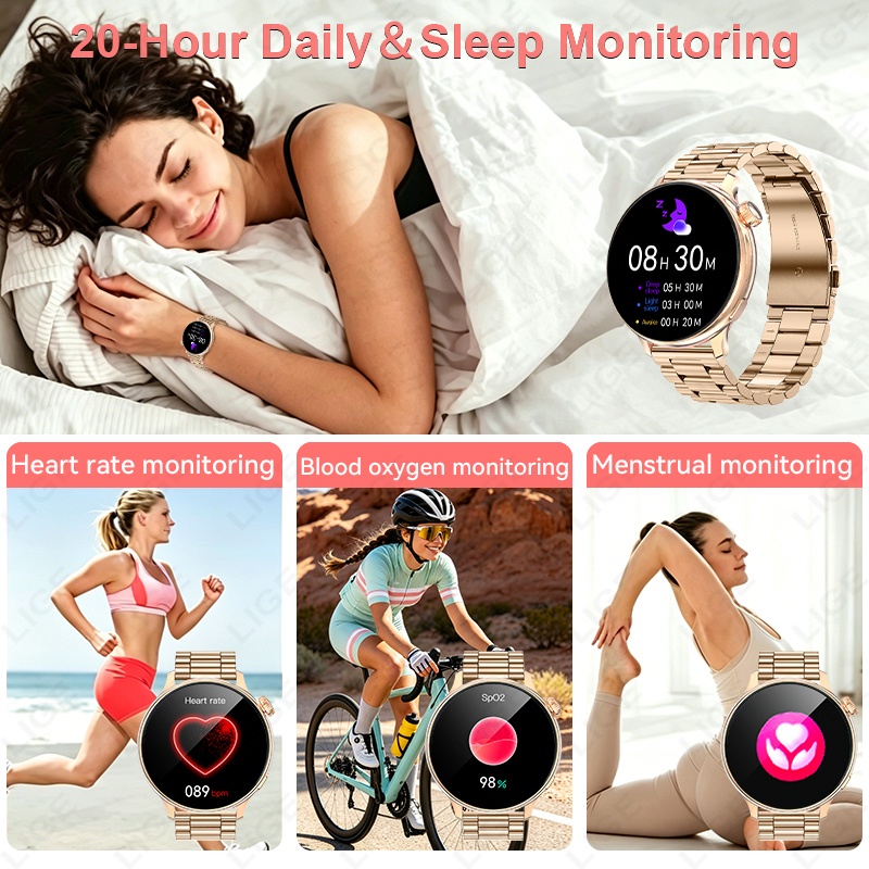 LIGE Luxury Women Smart Watch  - Luxury Watch Hd ulasan dan harga