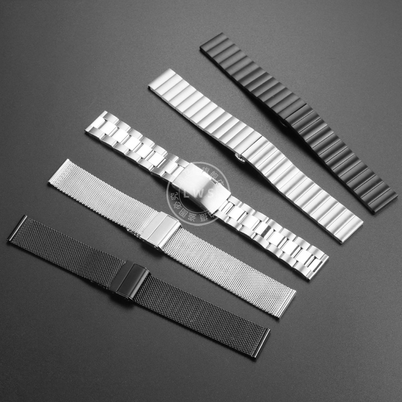 Solid steel watch strap wristb - Moonphase Complication Watch ulasan dan harga