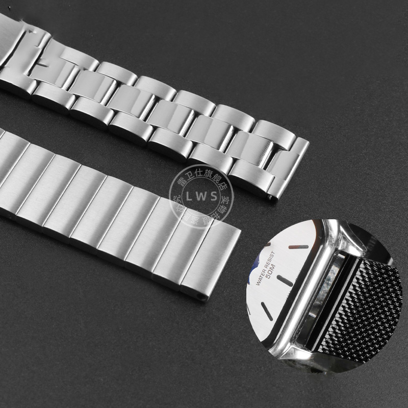 Solid steel watch strap wristb - Moonphase Complication Watch ulasan dan harga