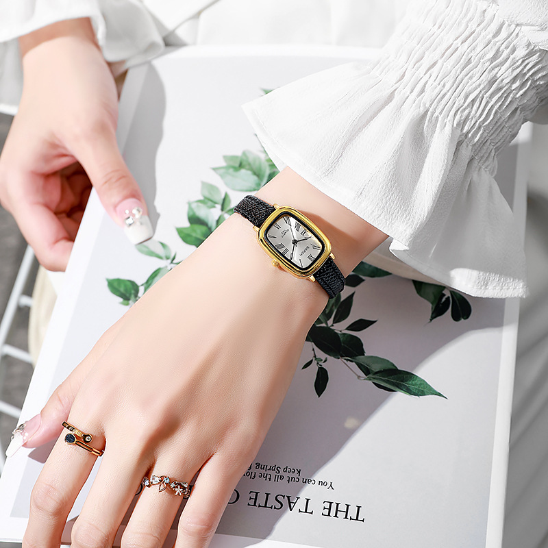 Fashion Quartz Watch Women Vin - Luxury Watch Leather Strap ulasan dan harga