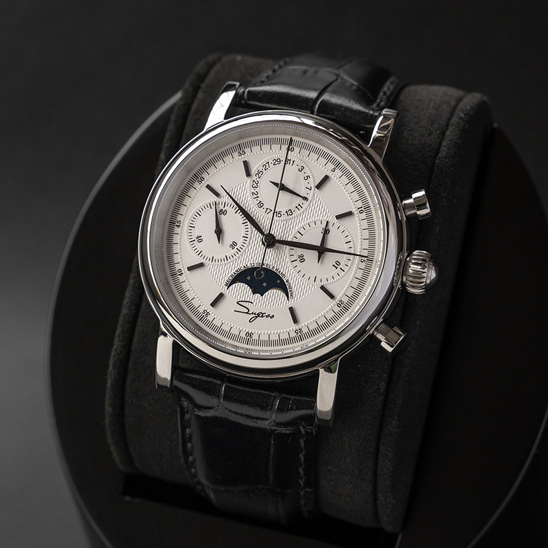 Sugess Men Watch Original Move - Moonphase Complication Watch ulasan dan harga