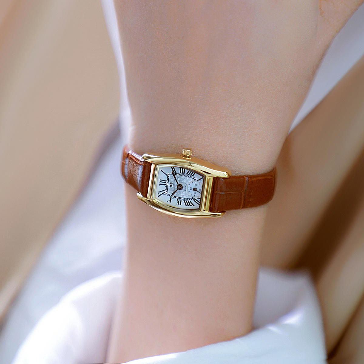 BS Women's Watch Versatile Ret - Luxury Watch Leather Strap ulasan dan harga