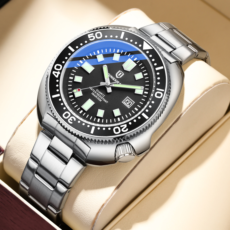 QINGXIYA Mens Watches Top Bran - Luxury Watch Hd ulasan dan harga