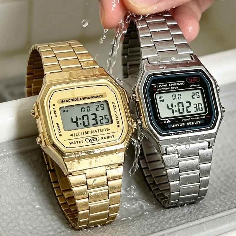 Luxury F91W Steel Band Watches - Luxury Watch Wallpaper ulasan dan harga
