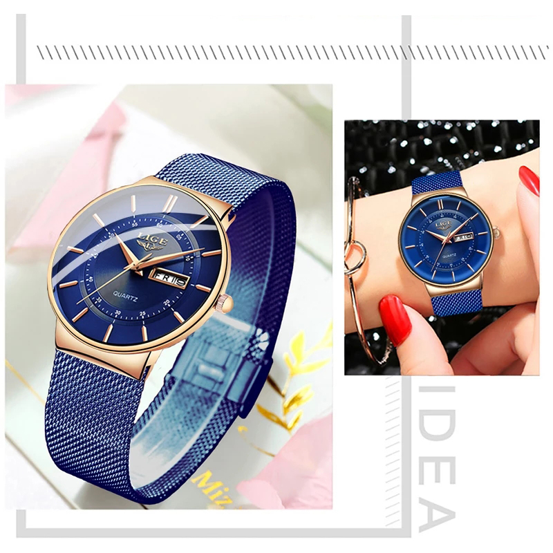Women Watches LIGE Top Brand L - Luxury Watch Dial ulasan dan harga