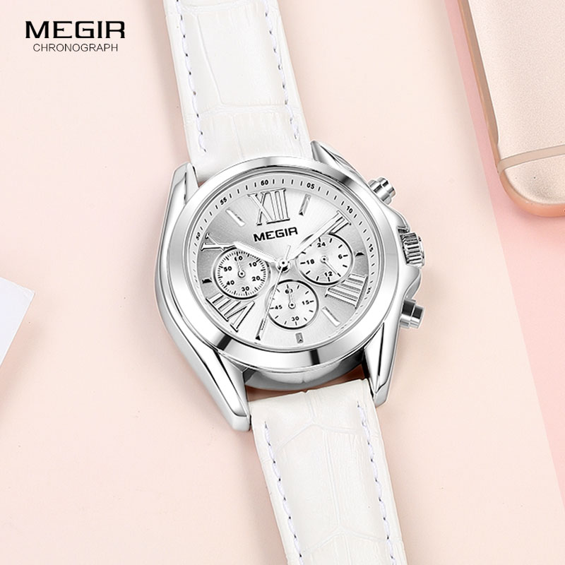 MEGIR2019 New Luxury Leather W - Luxury Watch Brand For Women ulasan dan harga