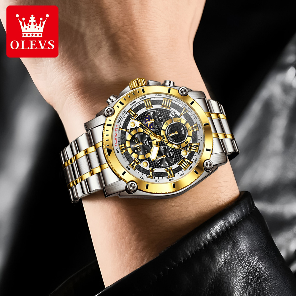 OLEVS 3689 Quartz Men's Watch  - Luxury Watch Zone ulasan dan harga