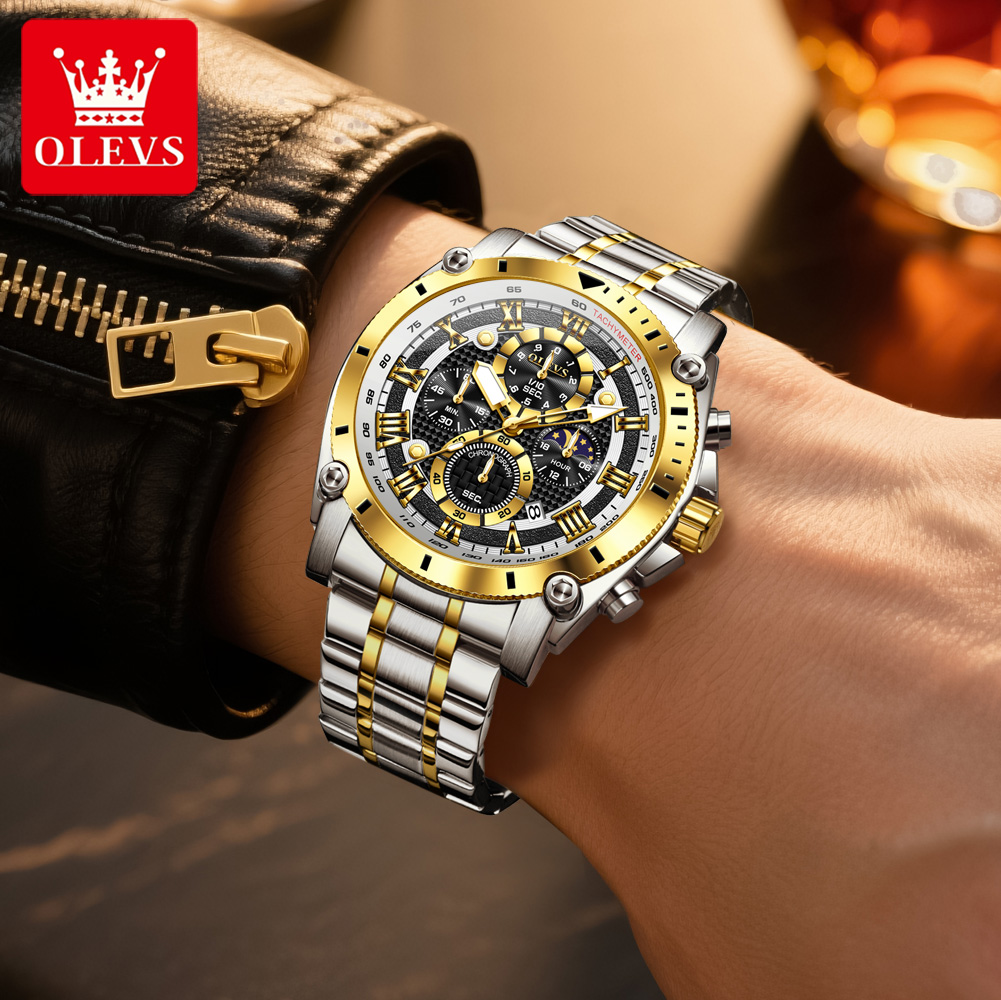 OLEVS 3689 Quartz Men's Watch  - Luxury Watch Zone ulasan dan harga
