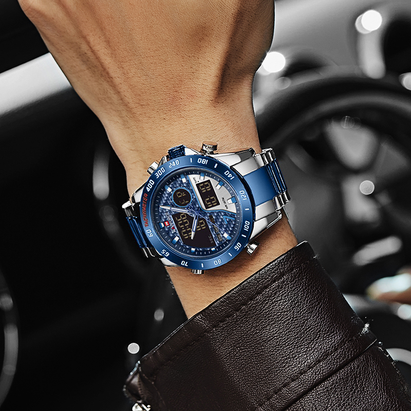 NAVIFORCE Luxury Brand Men's W - Luxury Watch Zone ulasan dan harga