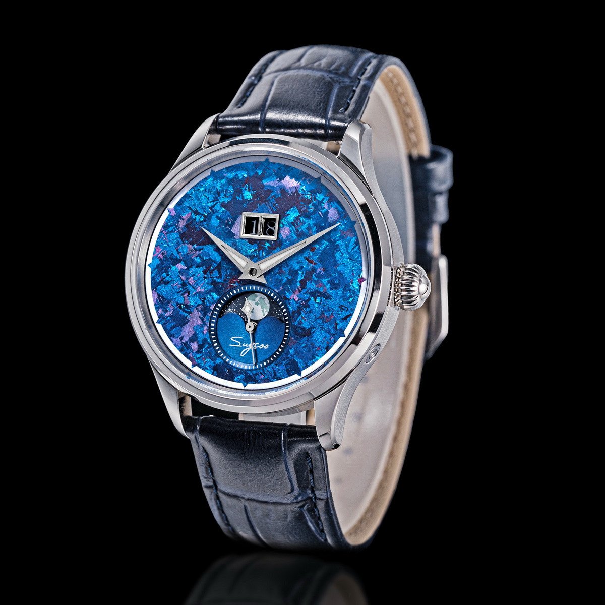 Sugess Watch of Men Moonphase  - Moonphase Complication Watch ulasan dan harga
