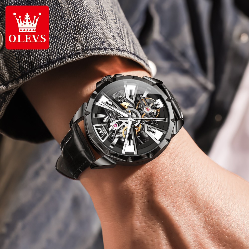 OLEVS 7051 Fashion Men's Watch - Luxury Watch Hd ulasan dan harga
