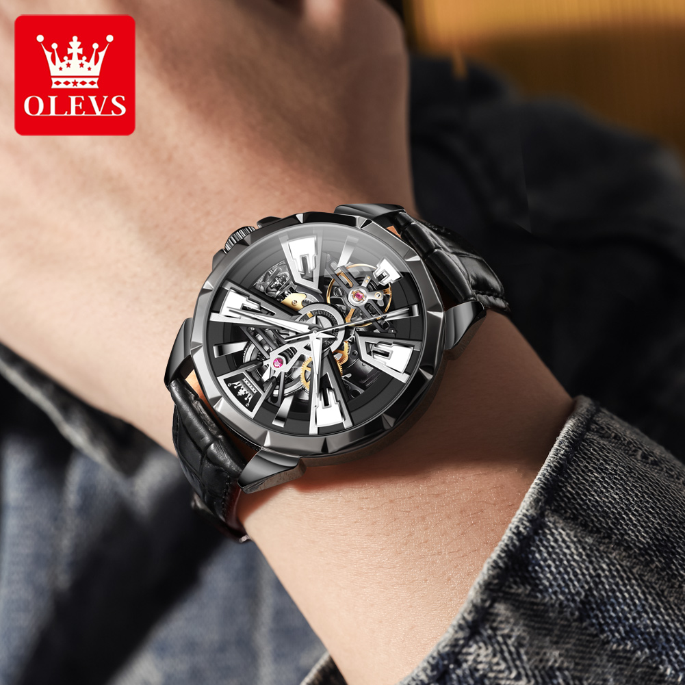 OLEVS 7051 Fashion Men's Watch - Luxury Watch Hd ulasan dan harga