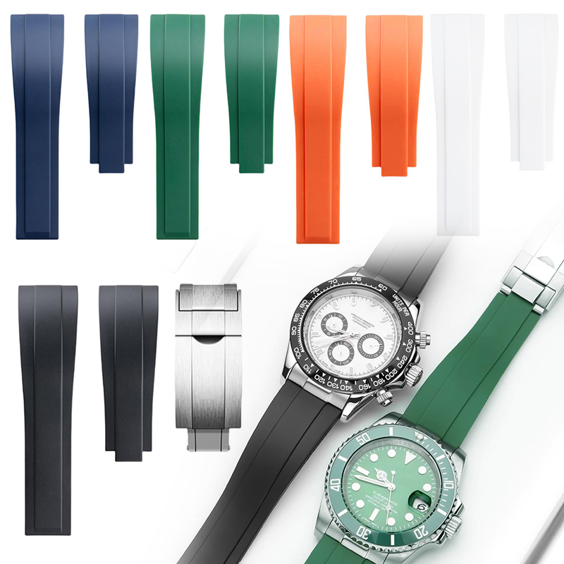 20mm 21mm 22mm Silicone Rubber - Luxury Watch Engraving ulasan dan harga
