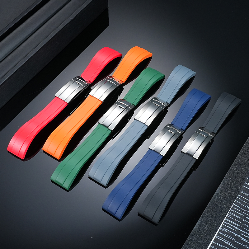 20mm 21mm 22mm Silicone Rubber - Luxury Watch Engraving ulasan dan harga
