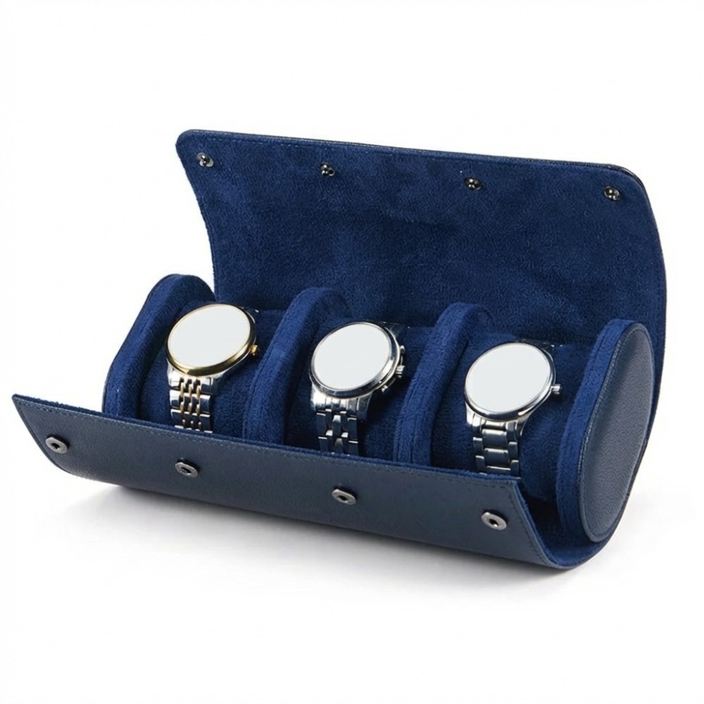 Vintage PU Leather Watch Trave - Luxury Watch Stand ulasan dan harga