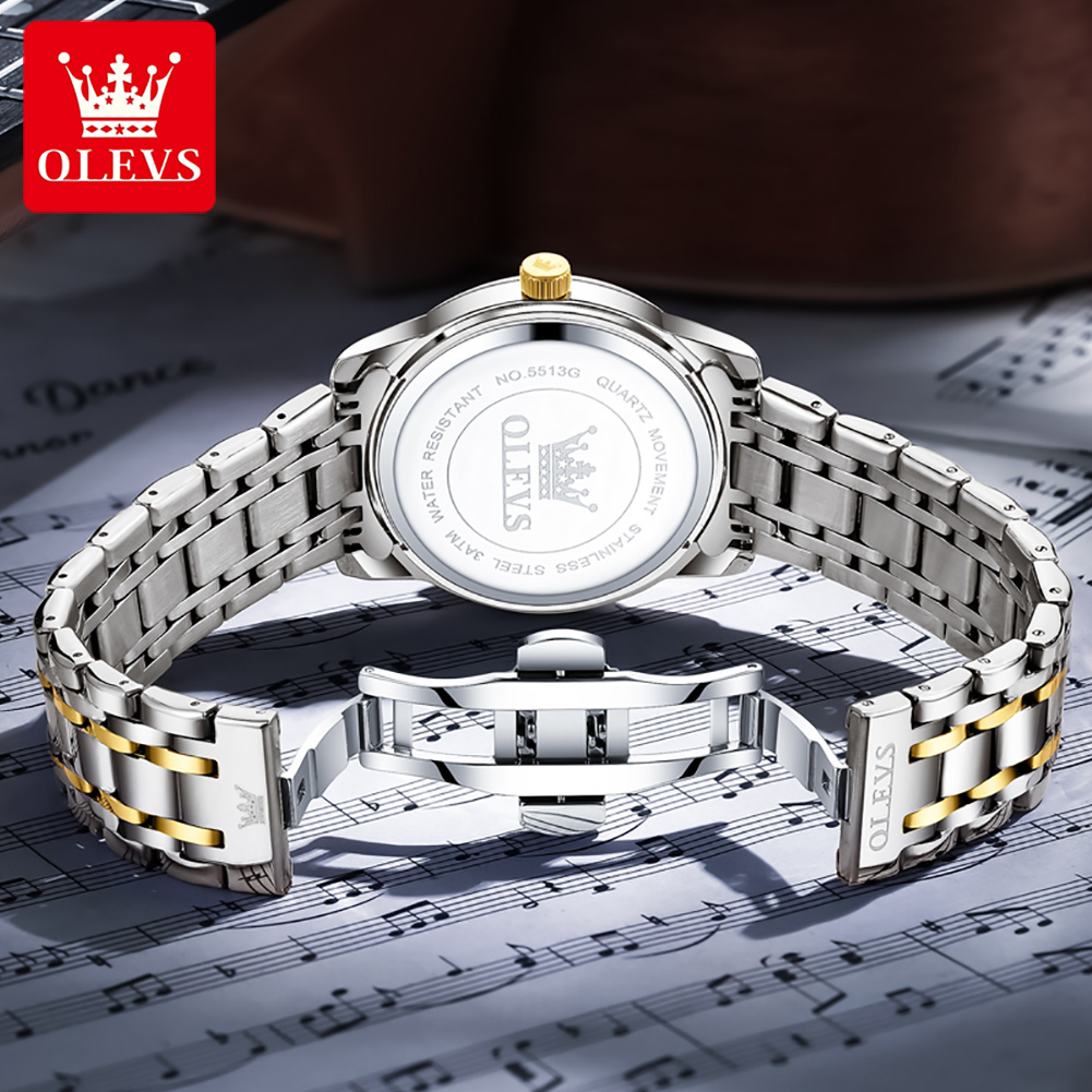 OLEVS Brand Fashion men's watc - Luxury Watch Wallpaper ulasan dan harga