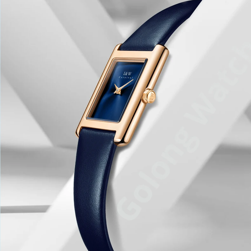 I&W Carnival Ultra thin Quartz - Luxury Watch Leather Strap ulasan dan harga