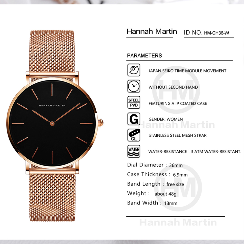 Hannah Martin Top Brand Luxury - Luxury Watch Brand For Women ulasan dan harga