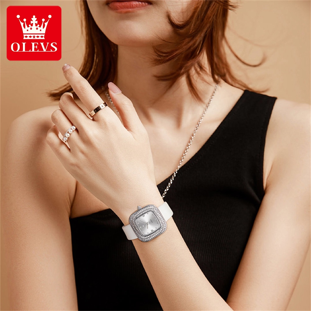 OLEVS 5512 Luxury Elegant Wome - Luxury Watch Leather Strap ulasan dan harga