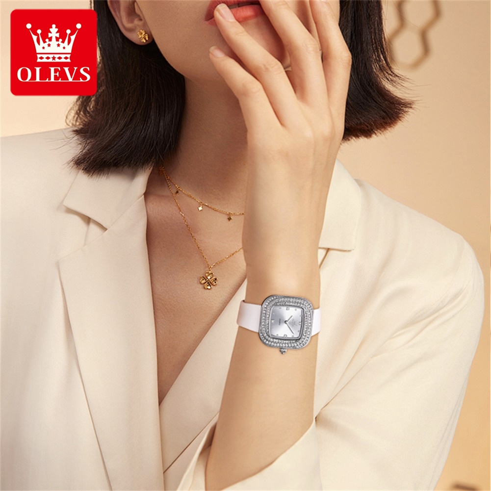 OLEVS 5512 Luxury Elegant Wome - Luxury Watch Leather Strap ulasan dan harga