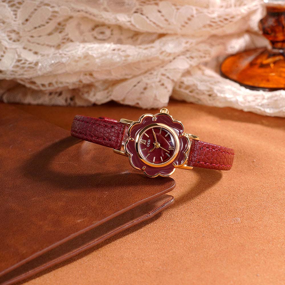 GEDI High-End Retro Floral  Wa - Luxury Watch Leather Strap ulasan dan harga