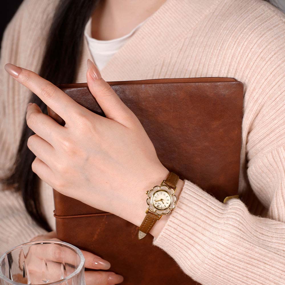 GEDI High-End Retro Floral  Wa - Luxury Watch Leather Strap ulasan dan harga