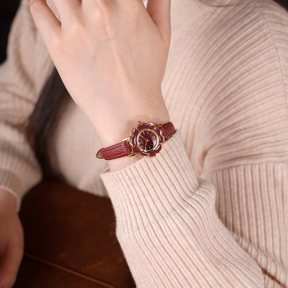 GEDI High-End Retro Floral  Wa - Luxury Watch Leather Strap ulasan dan harga