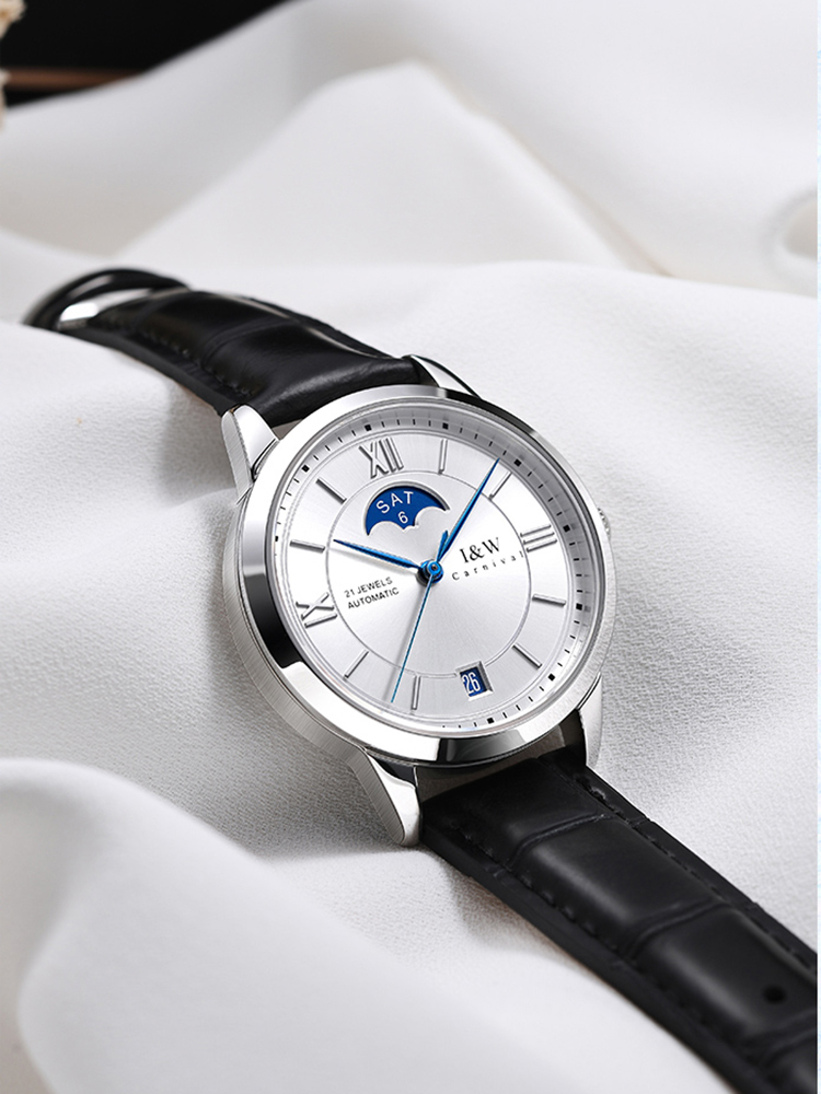 Switzerland Brand I&W New Moon - Sapphire Crystal Display ulasan dan harga