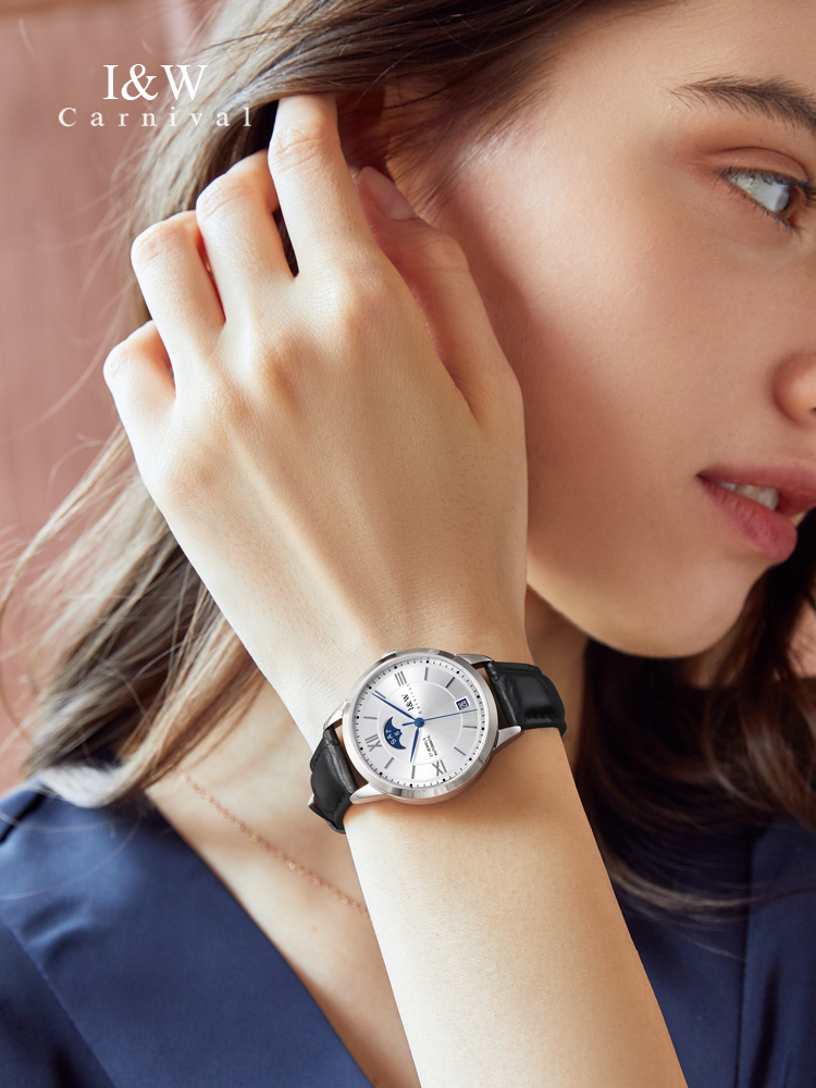 Switzerland Brand I&W New Moon - Sapphire Crystal Display ulasan dan harga