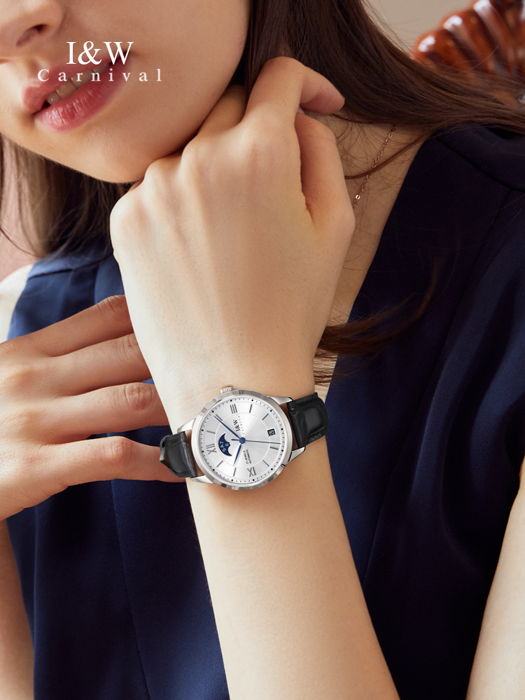 Switzerland Brand I&W New Moon - Sapphire Crystal Display ulasan dan harga
