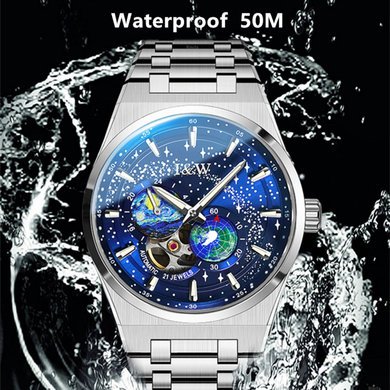 Switzerland I&W Mechanical Wat - Luxury Watch Hd ulasan dan harga
